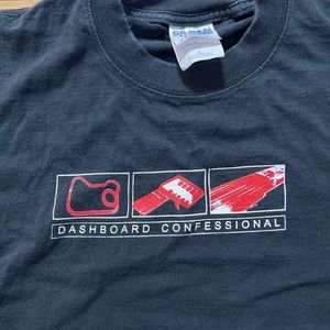 Vintage Dashboard Confessional Band Shirt. Size Mens Small